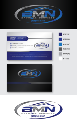 Logo Design by TrisDesign for BMN Drywall Services | Design: #27303738
