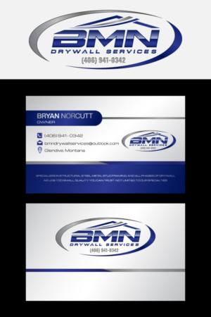 Logo Design by TrisDesign for BMN Drywall Services | Design: #27315227
