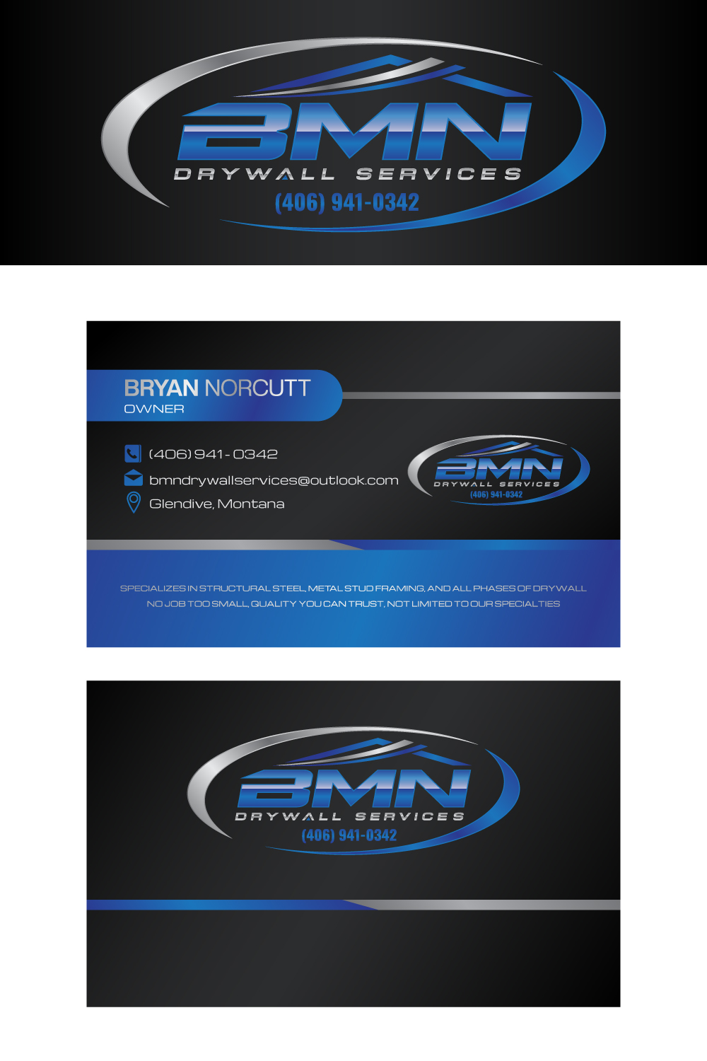 Logo-Design von TrisDesign für BMN Drywall Services | Design #27315228