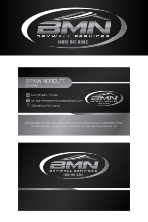 Logo Design by TrisDesign for BMN Drywall Services | Design: #27315237