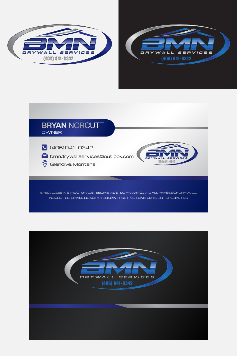 Design de Logo par TrisDesign pour BMN Drywall Services | Design #27315239