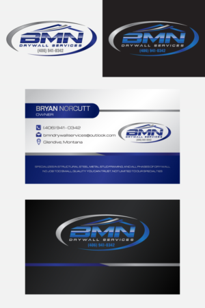 Logo Design by TrisDesign for BMN Drywall Services | Design: #27315239