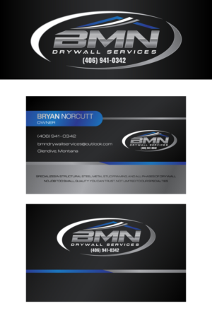 Logo Design by TrisDesign for BMN Drywall Services | Design: #27321312