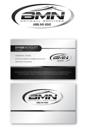 Logo Design by TrisDesign for BMN Drywall Services | Design: #27321315