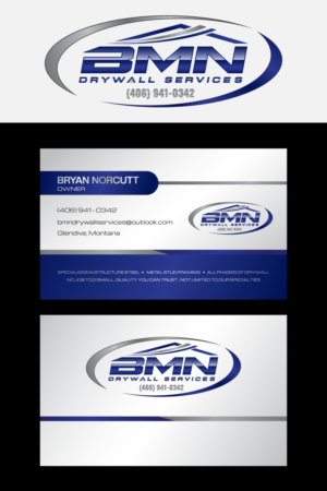 Logo Design by TrisDesign for BMN Drywall Services | Design: #27342643