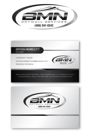 Logo Design by TrisDesign for BMN Drywall Services | Design: #27342657