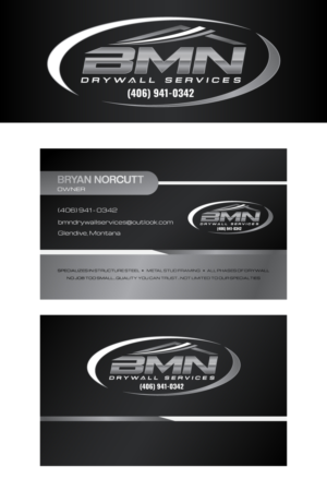 Logo Design by TrisDesign for BMN Drywall Services | Design: #27342660