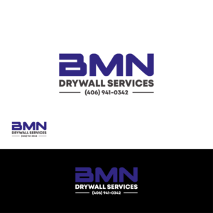 Logo Design by TalhaShaikh 12 for BMN Drywall Services | Design #27255408