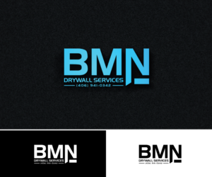 Logo Design by step forward 2 for BMN Drywall Services | Design: #27211311