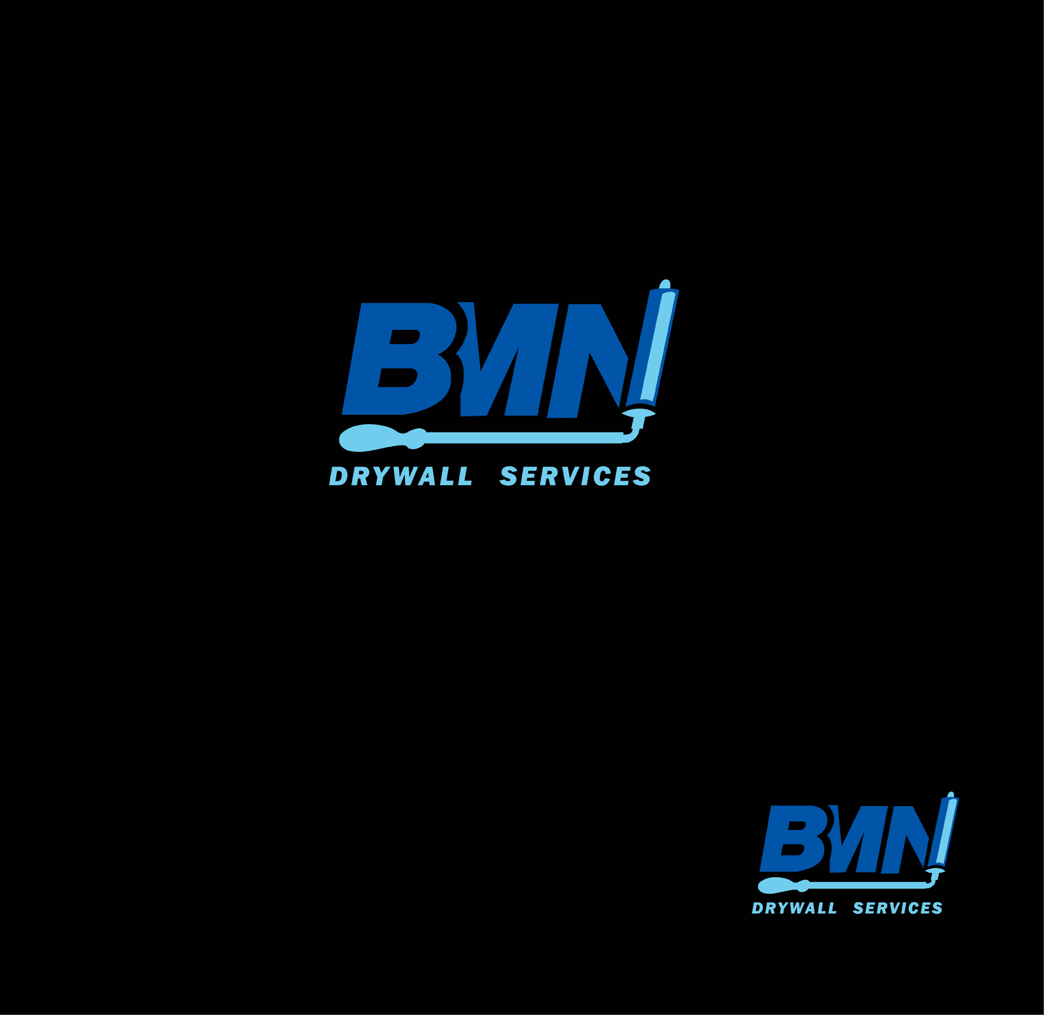 Logo Design by Sampath m for BMN Drywall Services | Design #27213027