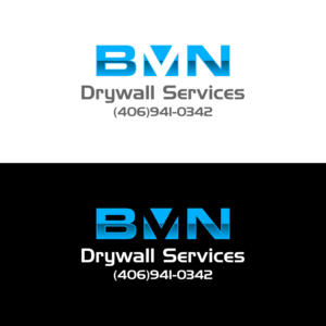 Logo Design by Sela Art for BMN Drywall Services | Design: #27214161