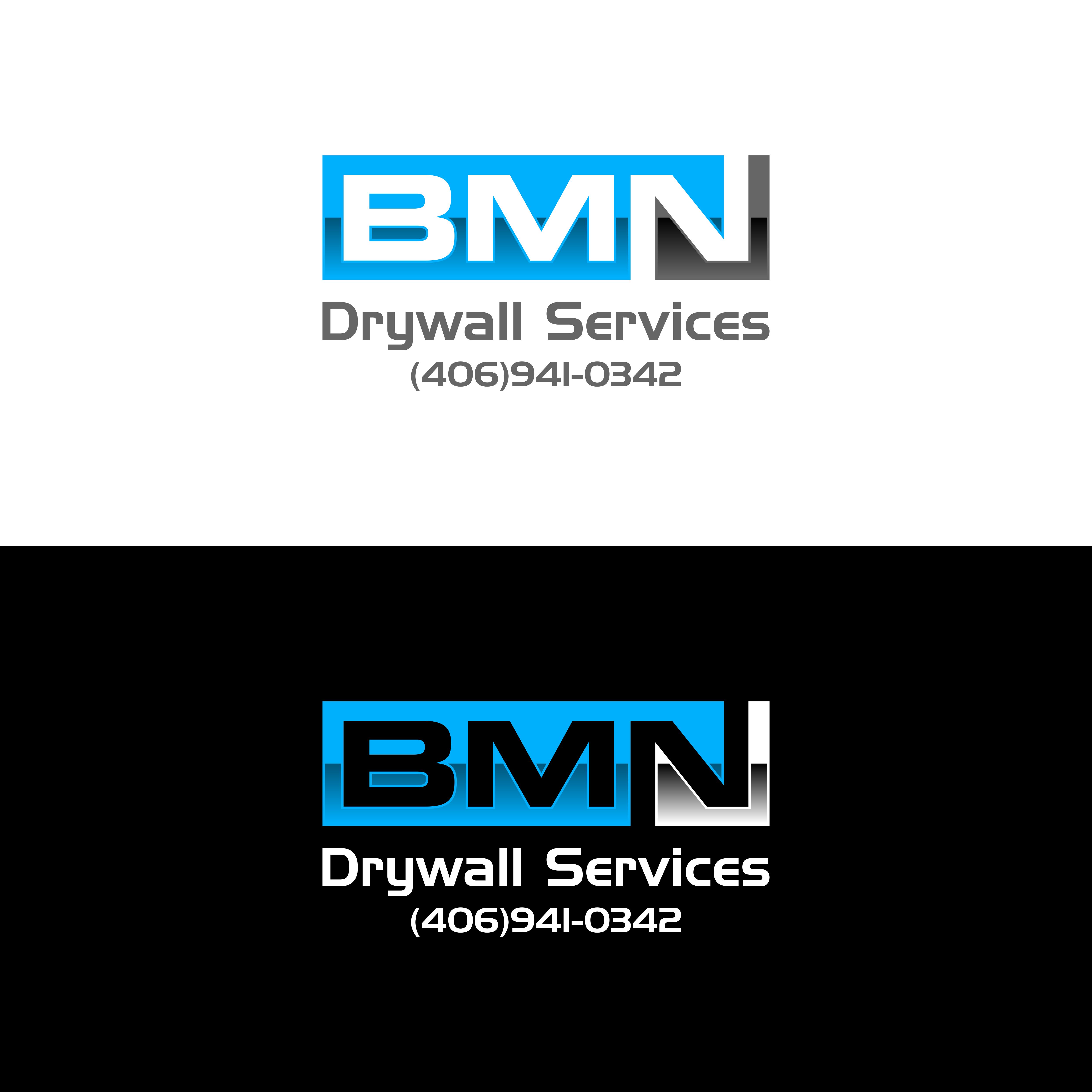 Logo Design by Sela Art for BMN Drywall Services | Design #27214233