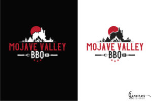 Mojave Valley BBQ | Logo Design by InkThink by Scaurus