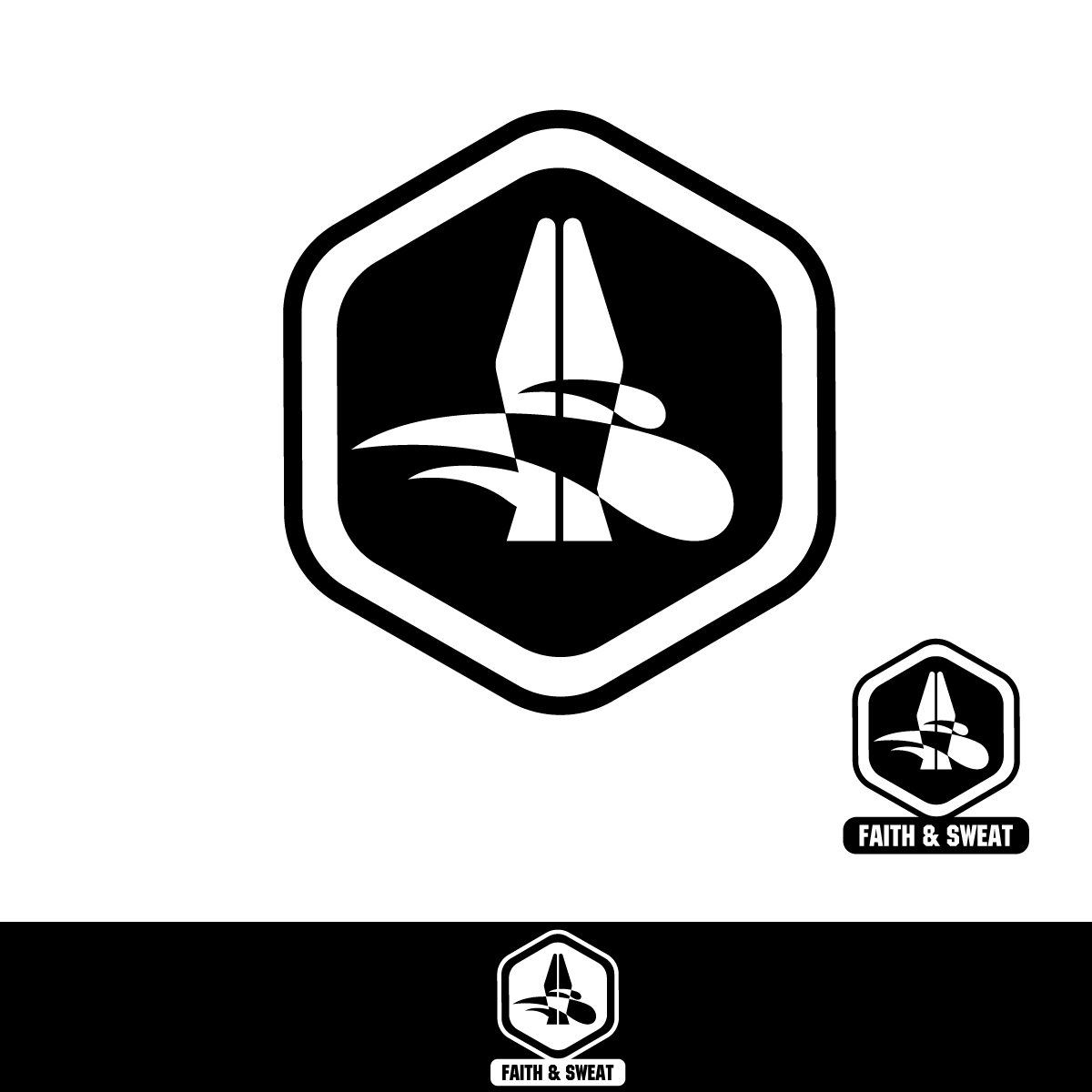 Logo Design by Jordan Lorenzo for Faith & Sweat | Design #27216040