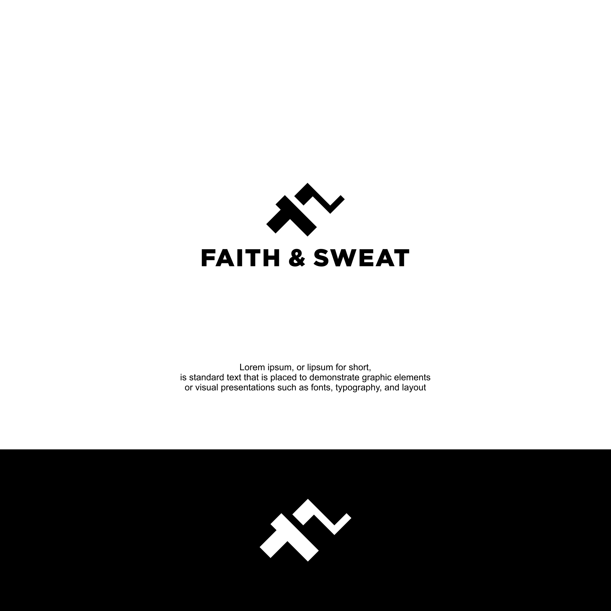 Logo Design by MugiBerkah for Faith & Sweat | Design #27240564