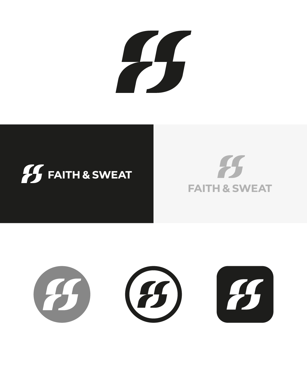 Logo-Design von lionx für Faith & Sweat | Design #27219204