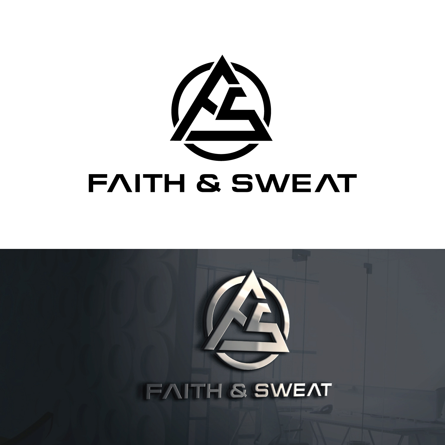 Logo Design by LAXMI DESIGNHUB for Faith & Sweat | Design #27226275