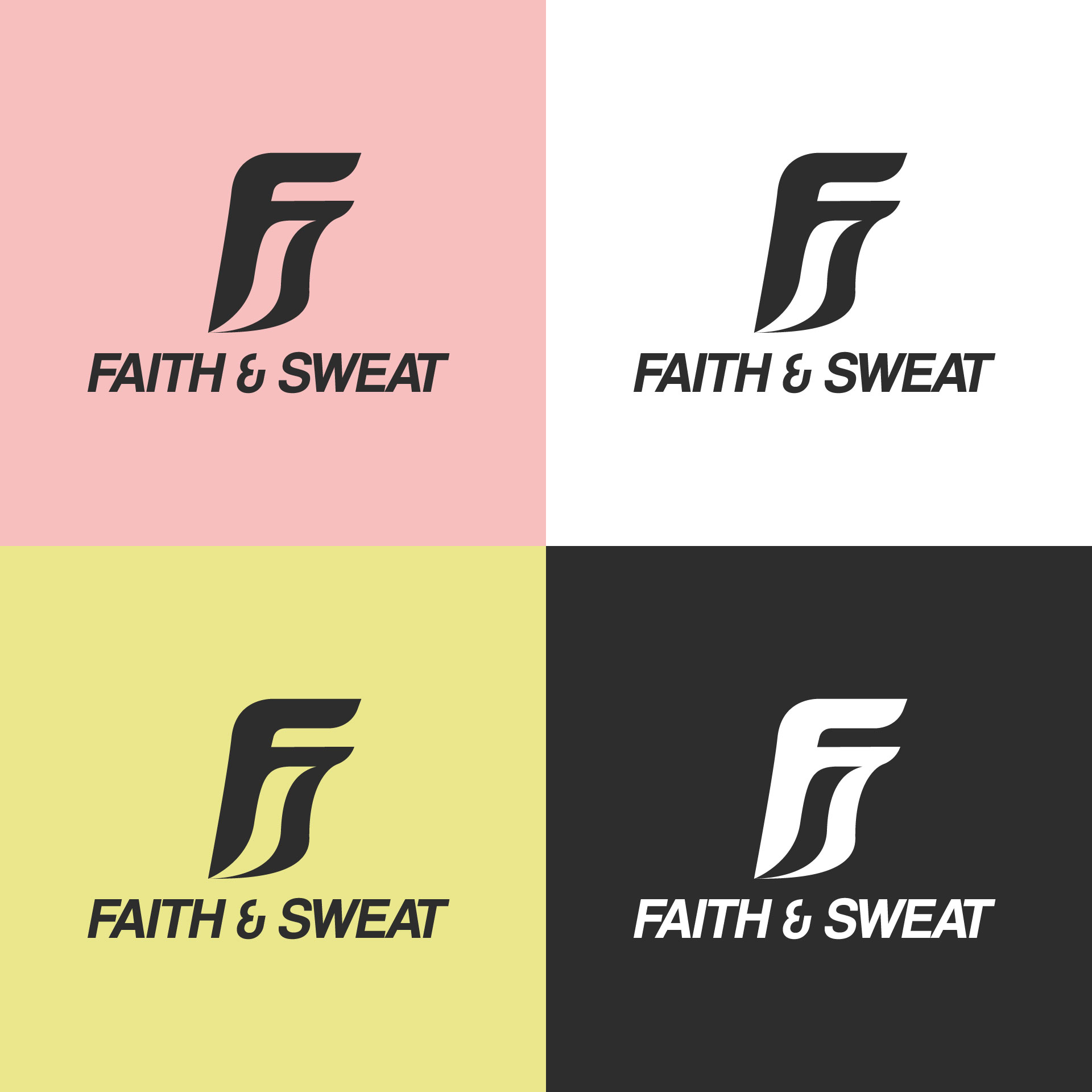 Logo Design by Indra Mahendra for Faith & Sweat | Design #27240666
