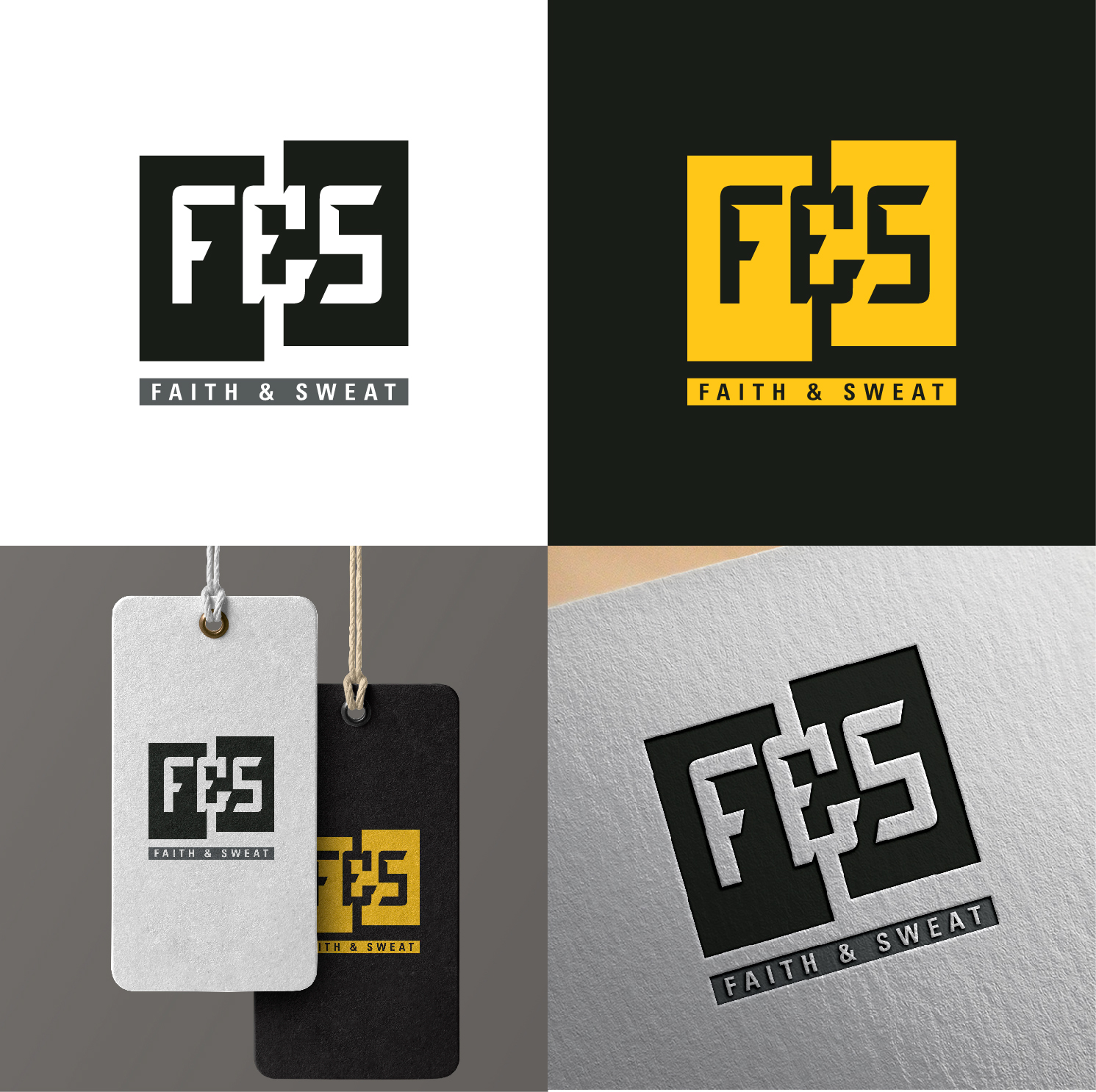 Logo Design by 4tech services for Faith & Sweat | Design #27214976