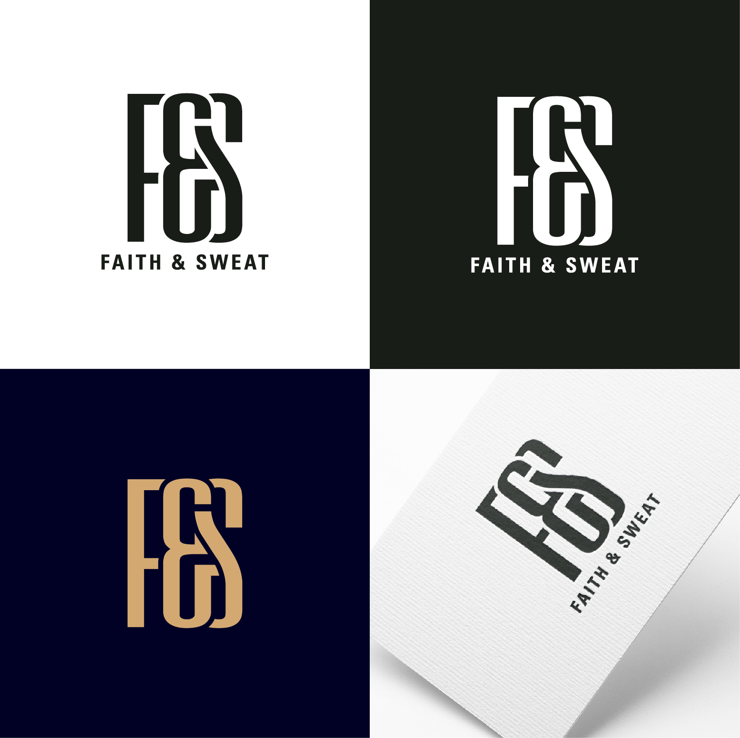 Logo Design by 4tech services for Faith & Sweat | Design #27219341