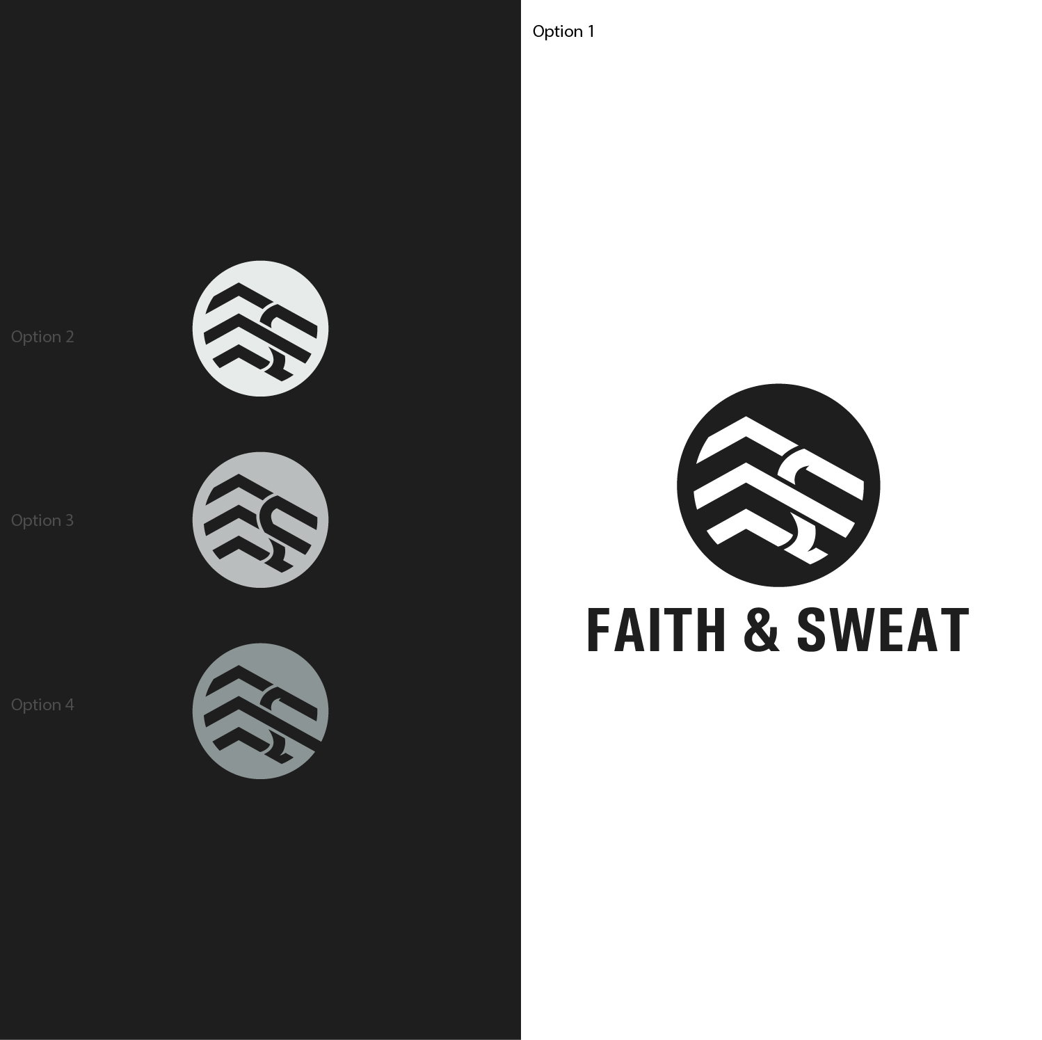 Logo Design by 4tech services for Faith & Sweat | Design #27227909