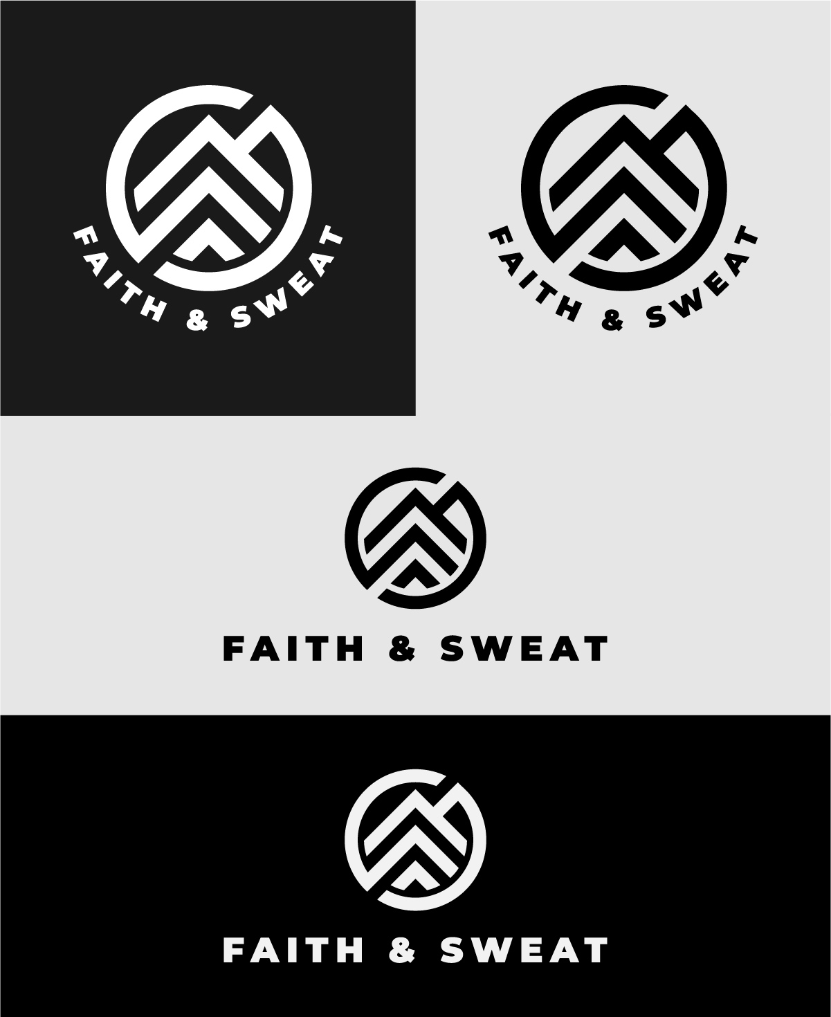 Logo Design by joseapedro96 for Faith & Sweat | Design #27235473