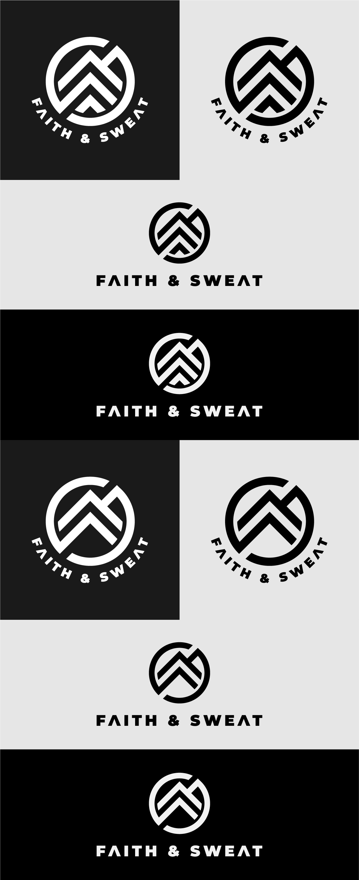 Logo-Design von joseapedro96 für Faith & Sweat | Design #27238415