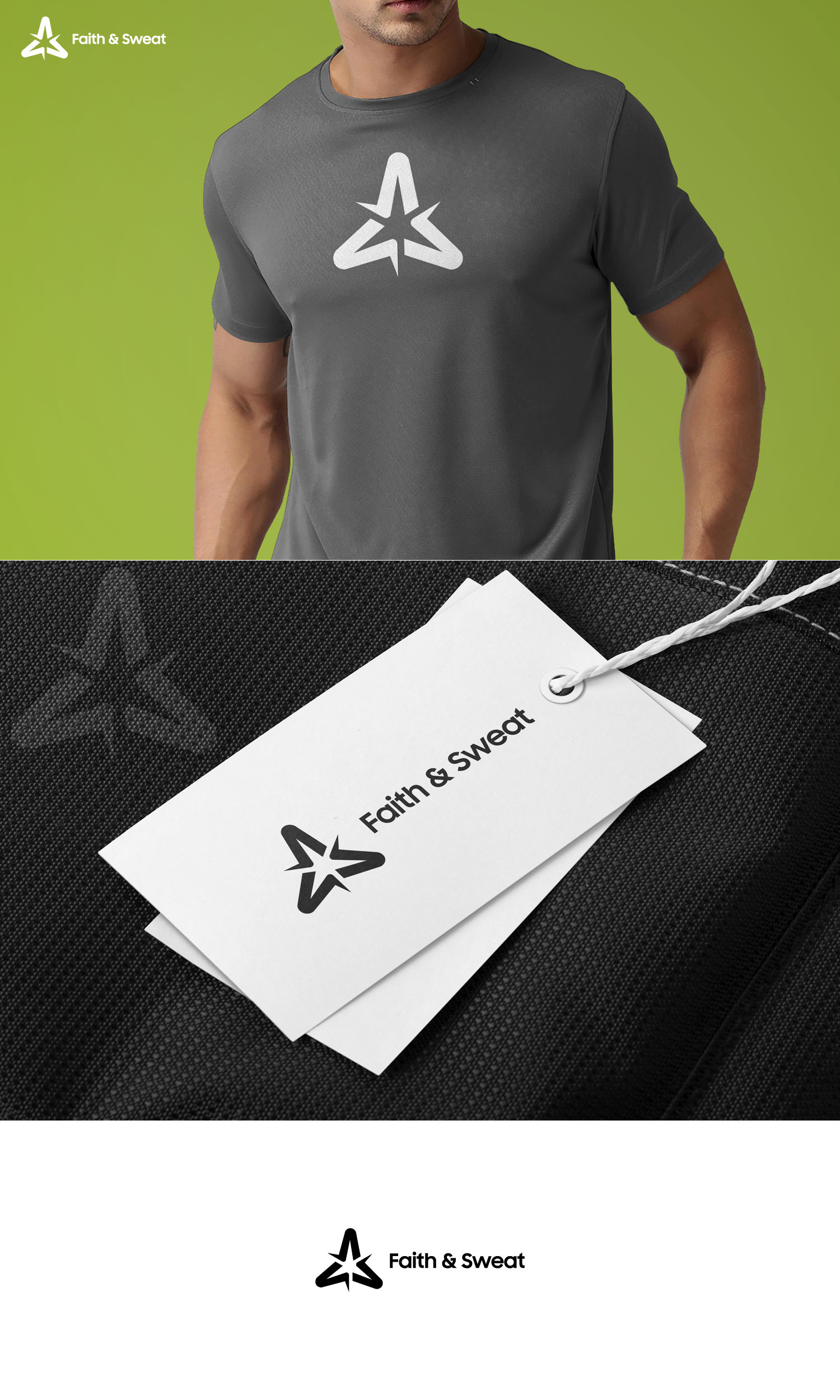 Logo-Design von Haja_H2 für Faith & Sweat | Design #27211215