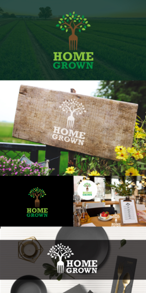 Homegrown | Logo Design by Classy Custom