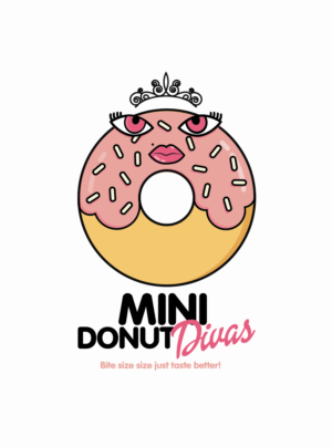 Design de Logo par Eva Martin pour Mini Donut Divas  | Design #27229960