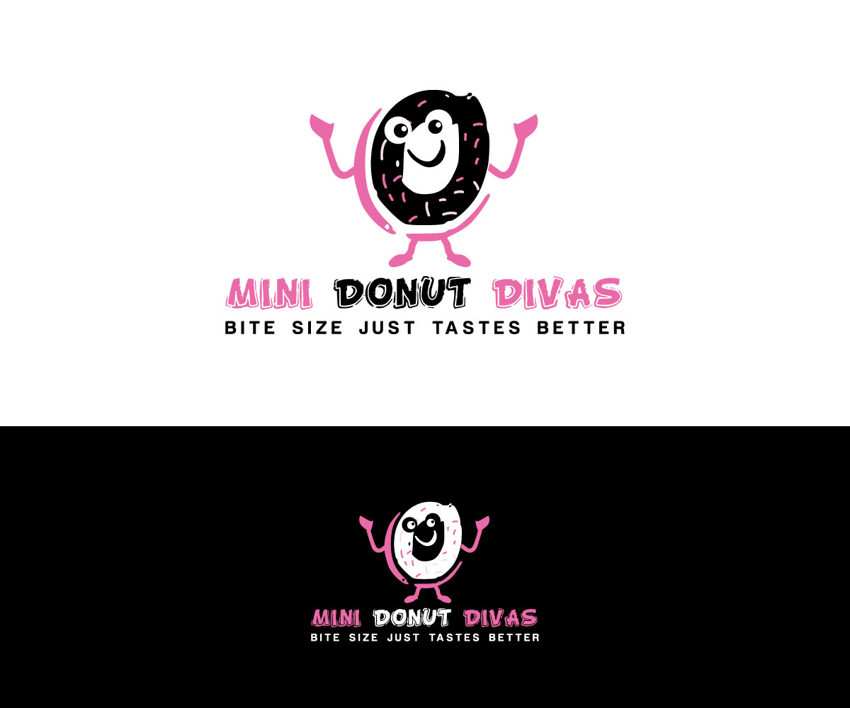 Logo Design by rimu for Mini Donut Divas  | Design #27237137