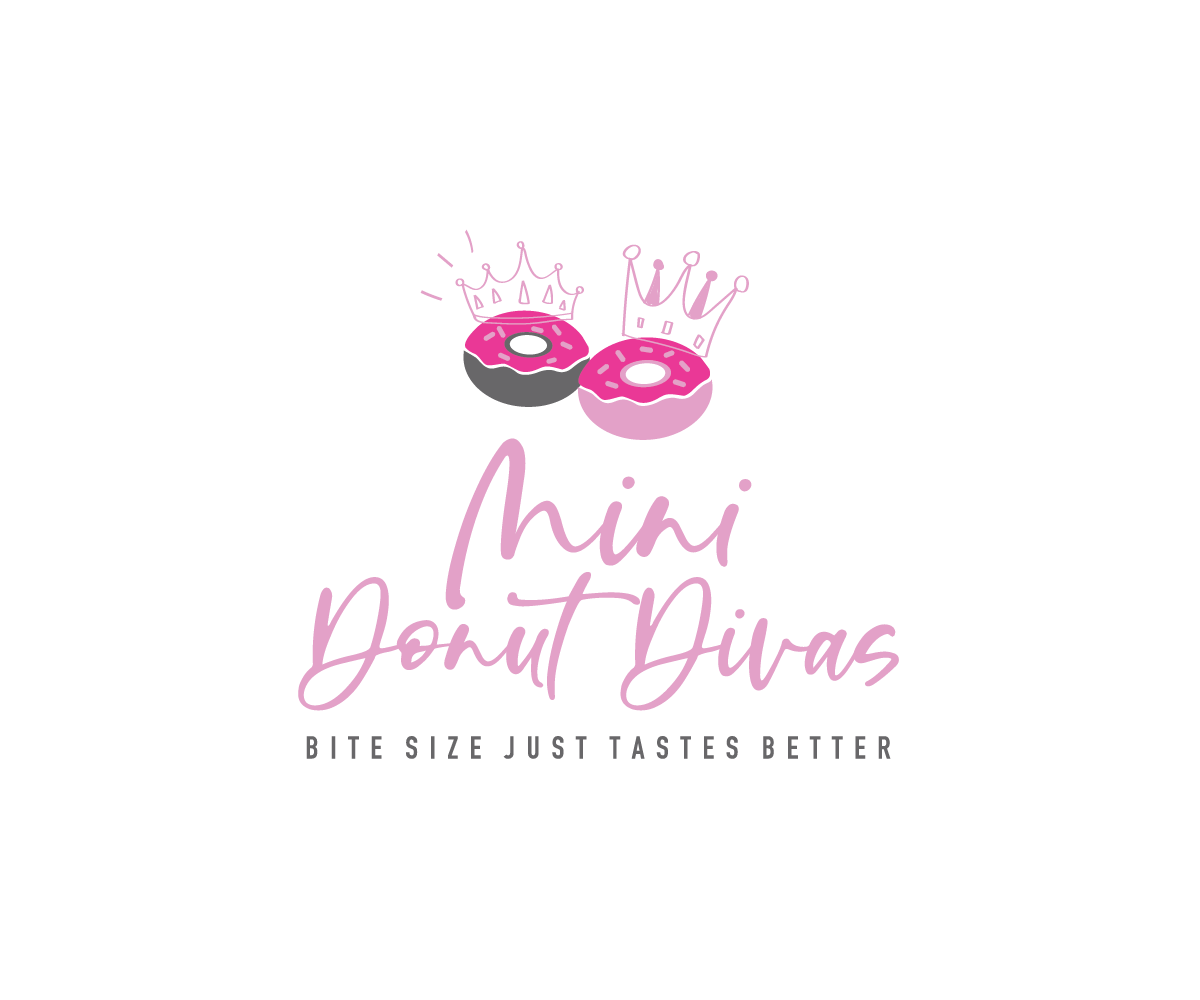 Logo Design by Ai for Mini Donut Divas  | Design #27233081