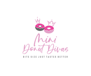 Logo Design by Ai for Mini Donut Divas  | Design: #27233170