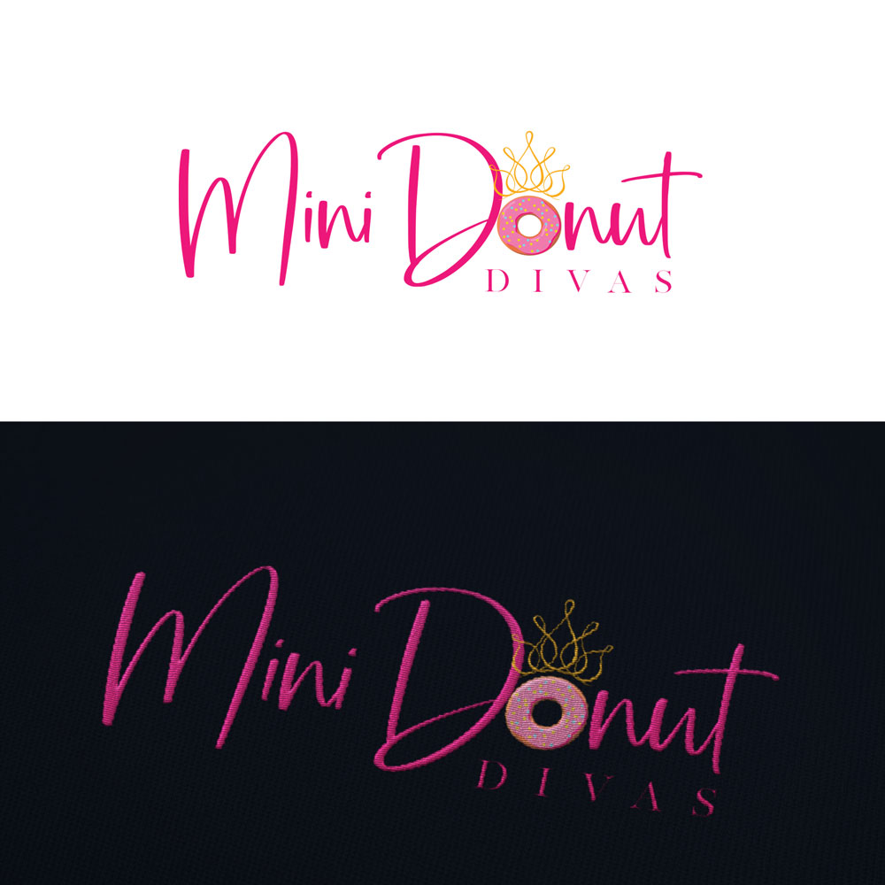 Logo Design by Th3o for Mini Donut Divas  | Design #27214637