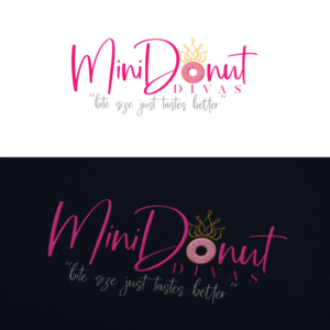 Logo Design by Th3o for Mini Donut Divas  | Design: #27215559