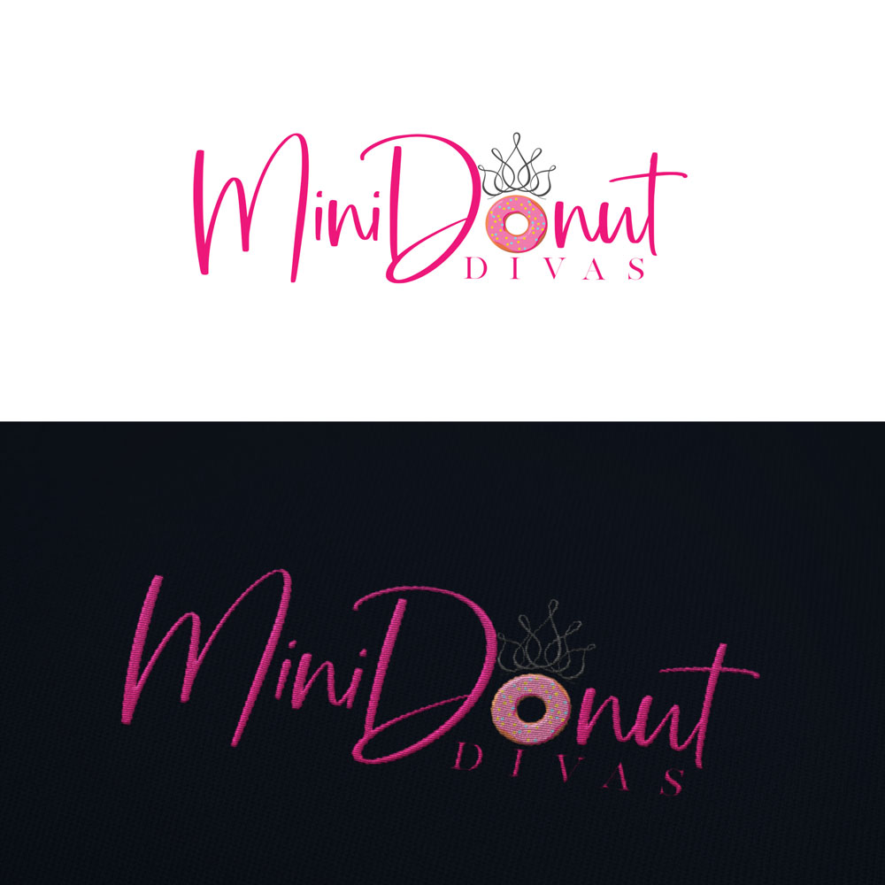 Logo Design by Th3o for Mini Donut Divas  | Design #27215560