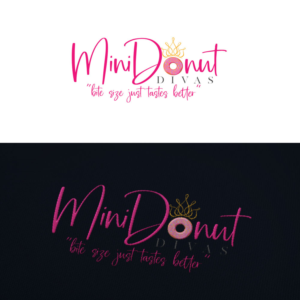 Logo Design by Th3o for Mini Donut Divas  | Design: #27215561