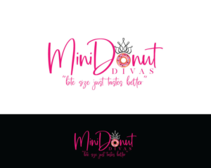 Logo Design by Th3o for Mini Donut Divas  | Design: #27219451
