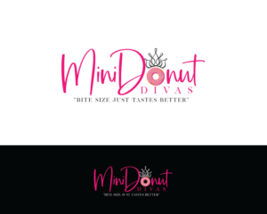Logo Design by Th3o for Mini Donut Divas  | Design: #27225005