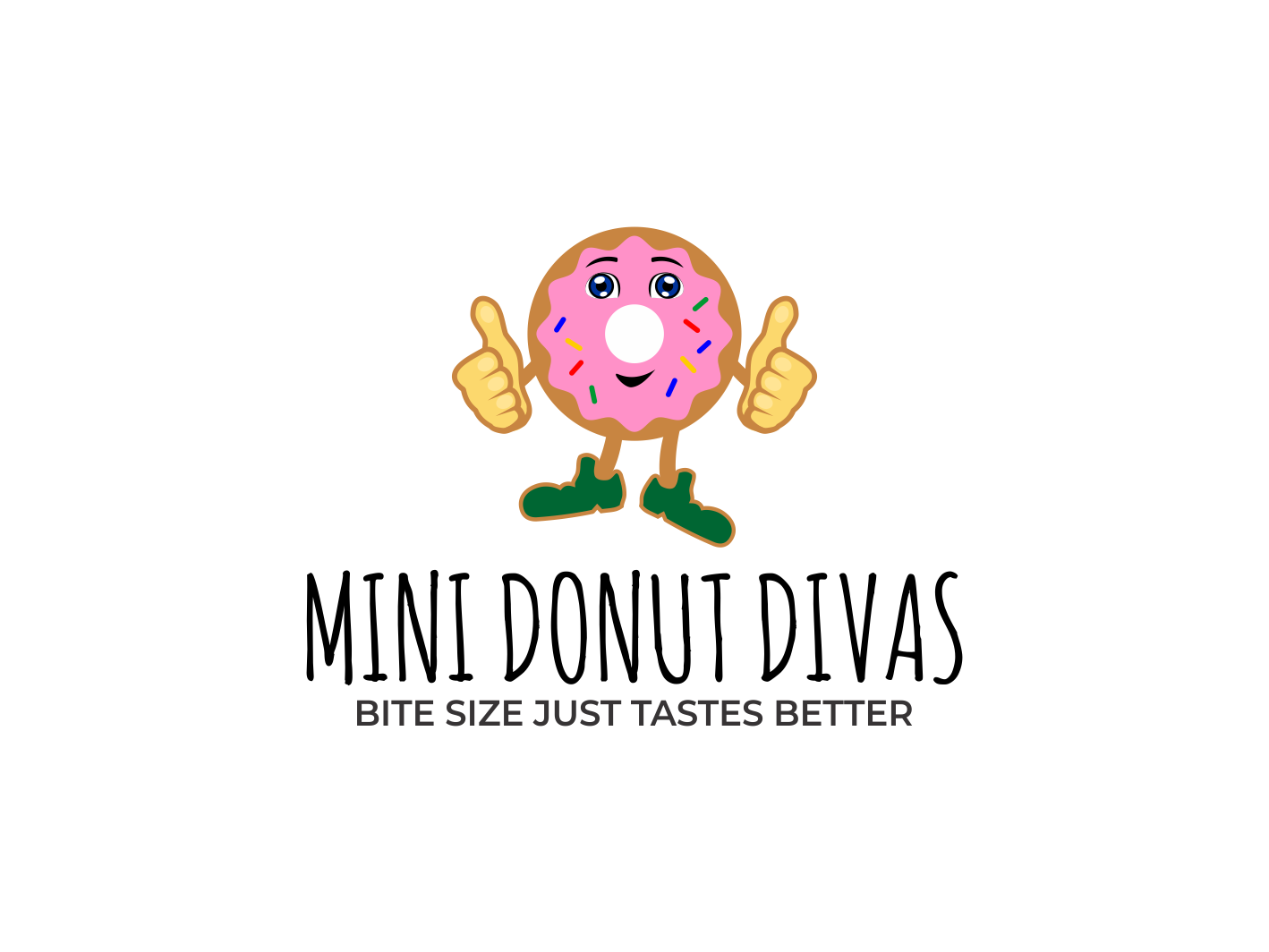 Logo Design by BNdesigner for Mini Donut Divas  | Design #27221124