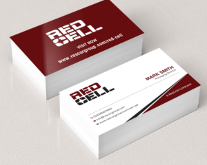 RED CELL (Business Card for Training Company) | Diseño de Tarjeta de Presentación por Uttom 2