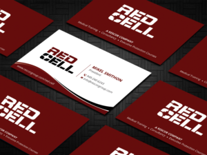 RED CELL (Business Card for Training Company) | Diseño de Tarjeta de Presentación por DesignShout