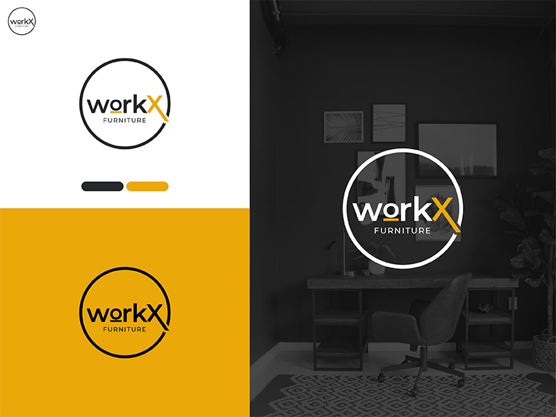 Logo Design by highmaxlogodesigns for WorkX Furniture  | Design #27211624