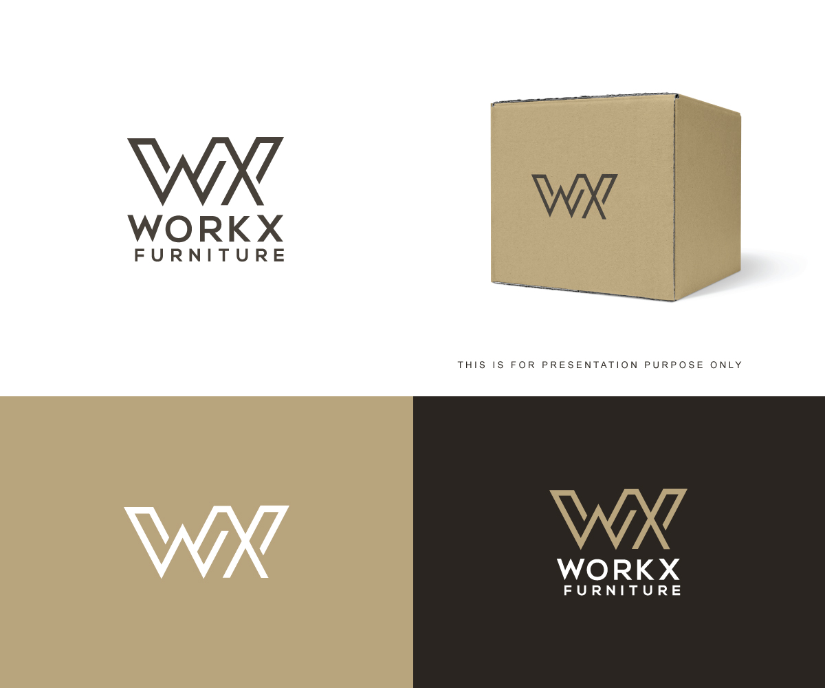 Logo Design by ecorokerz for WorkX Furniture  | Design #27212461