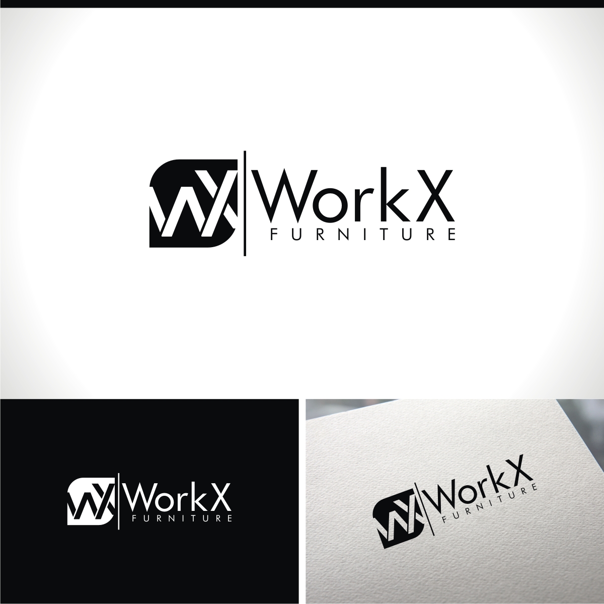 Logo Design by e-graphics for WorkX Furniture  | Design #27216741