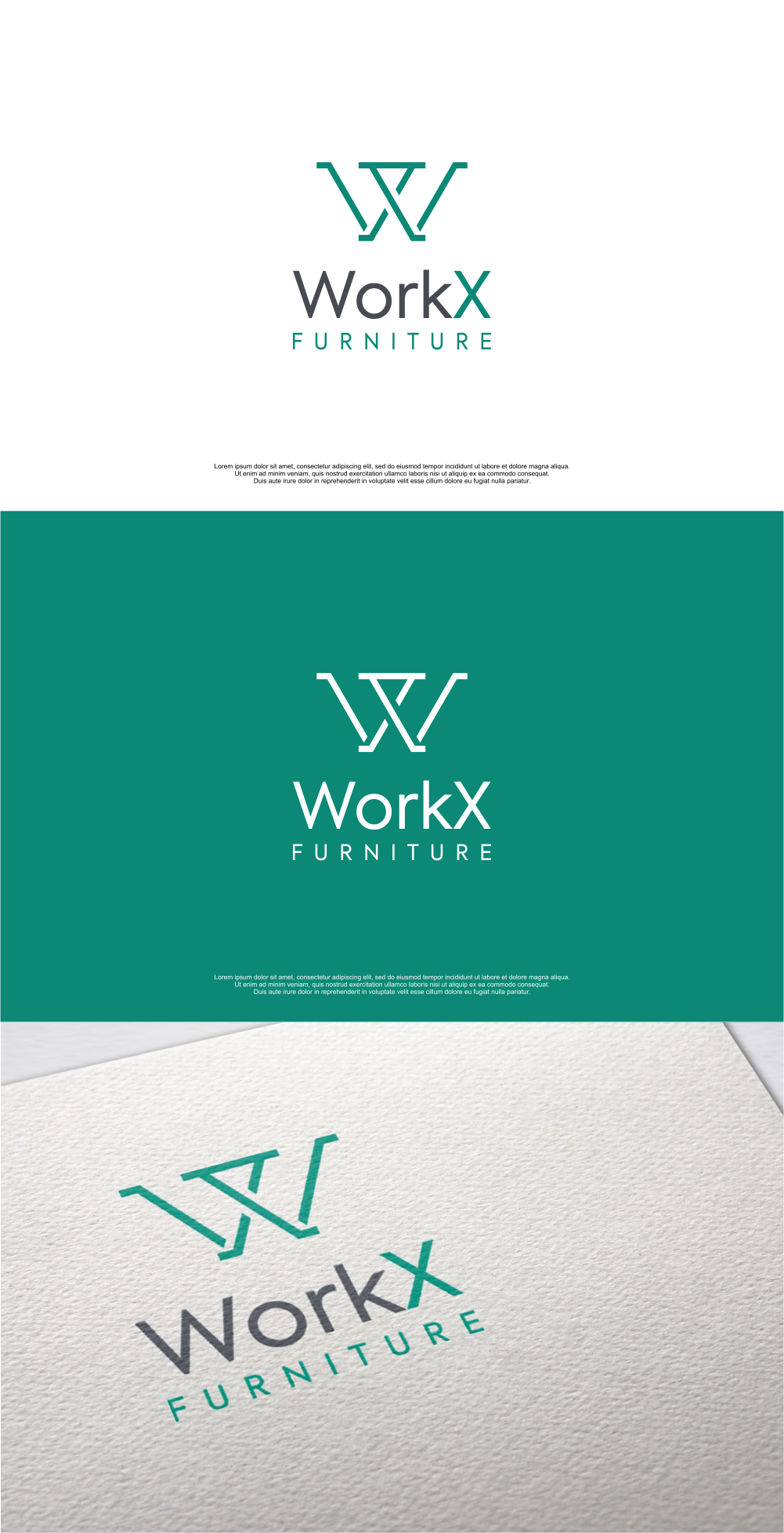 Logo Design by MASH Std for WorkX Furniture  | Design #27220394