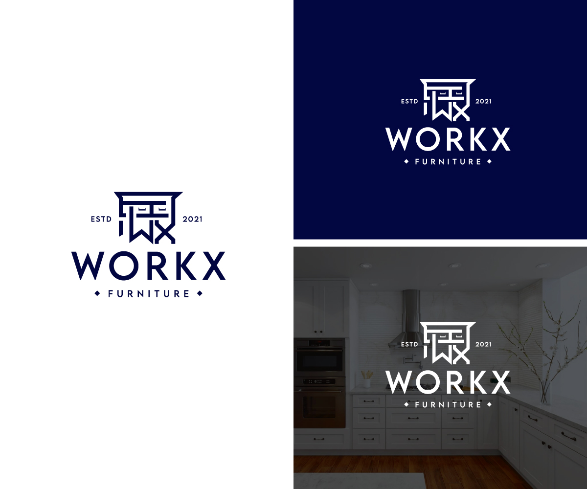 Logo-Design von step forward 2 für WorkX Furniture  | Design #27212542