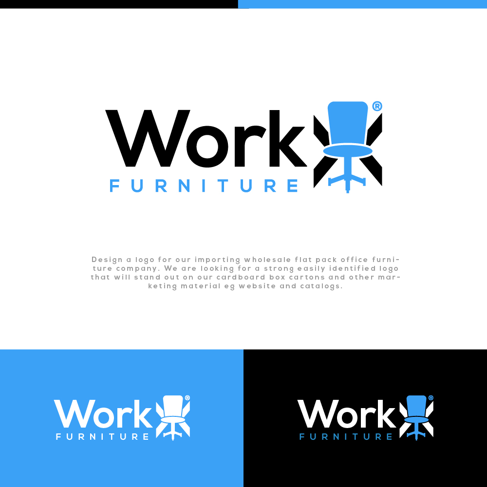Logo Design by Ayub Zafar for WorkX Furniture  | Design #27241029
