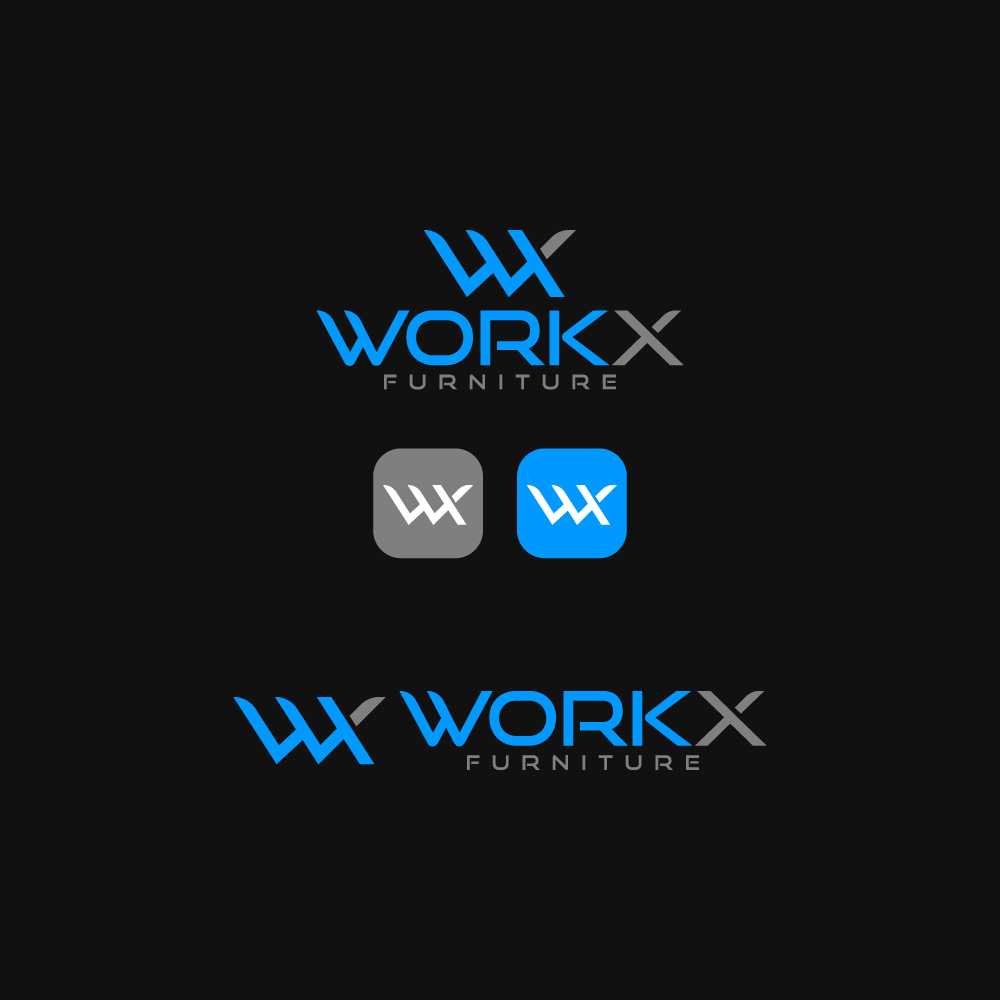 Logo Design by AlphabetZero.co.uk for WorkX Furniture  | Design #27241121