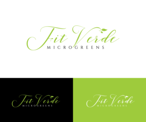 Fit Verde (brand name) / Microgreens (product name) | Logo-Design von rimu